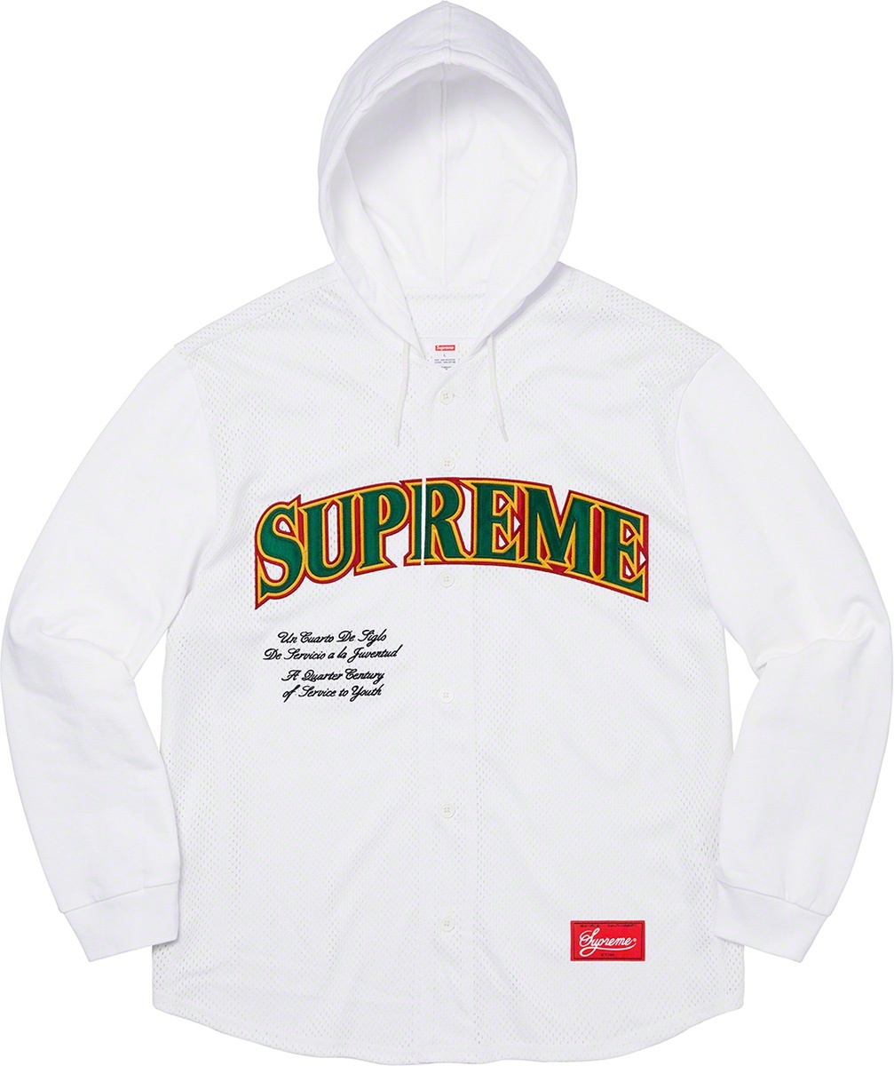 Mesh Hooded L/S Baseball Jersey view 2